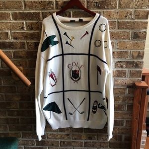 Vintage clubfellow golf sweater